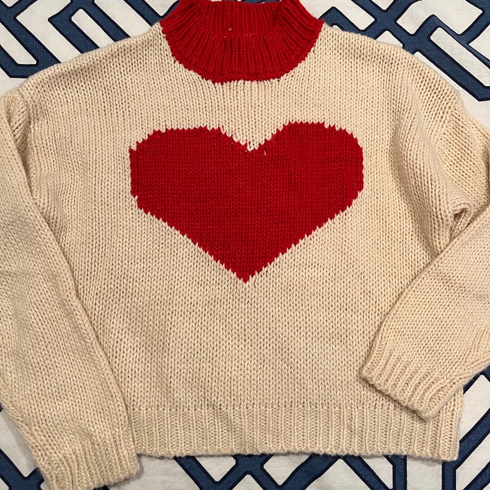 Forever 21 Heart Sweater
